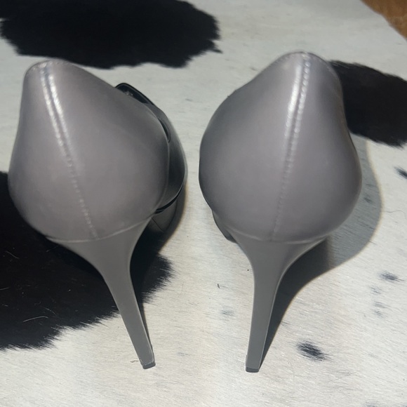 SAINT LAURENT Janis Cap Toe Leather Platform Pumps, size 37 - Picture 10 of 10